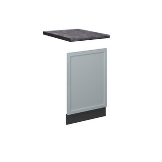 Vicco Panel Frontal Fame-line, Azul Claro-gris, 45 Cm, Et Antracita