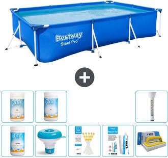 Bestway Piscina Bestway Steel Pro Rectangular - 300x201x66 Cm - 7-piezas S43325