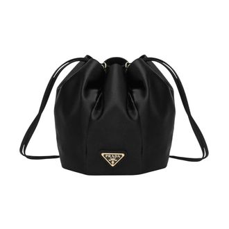 Prada Secchiello - female - Prada - Bucket Bags - Black - ONE SIZE - Bags