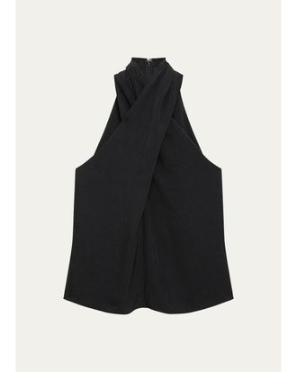 Theory Halter Solid Sleeveless Top
