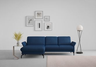 Sit&more Ecksofa »Fashion L-Form« wahlweise mit Kopfteilverstellung und Vorziehsitz, motorisch