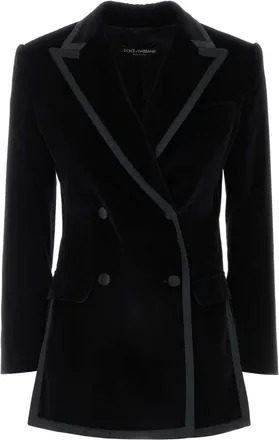Dolce & Gabbana Black Velvet Blazer