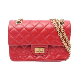 Chanel Pre-owned Mini Shoulder Bag - Dames - Pre-owned - Rood - Maat: ONE Size Leer
