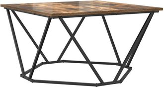 vidaXL Mesa De Caf&eacute; Roble Ahumado 80 X 80 X 45 Cm Vidaxl