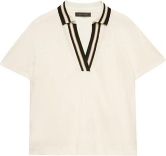 Elena Miro Klassiek Poloshirt voor Heren - Dames - Polos - Wit - XL - Tops