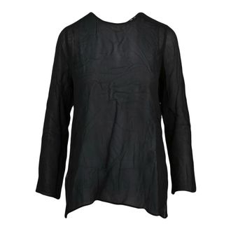 Marella Camicia Mostra in Voile - - Blouses & Shirts - Donna - Nero - L