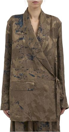 Uma Wang Khloe Jacket - - Jackets - Donna - Marrone - M