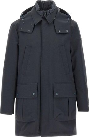 Peuterey Mans KSM Parka - Heren - Mantels - Blauw - Maat: XL Poliester
