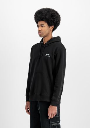 Alpha Industries Hoodie ALPHA INDUSTRIES Basic Hoodie SL, Herren, Gr. XXL, schwarz, Obermaterial: 80% Baumwolle, 20% Polyester, regular fit, Sweatshirts Hoodie