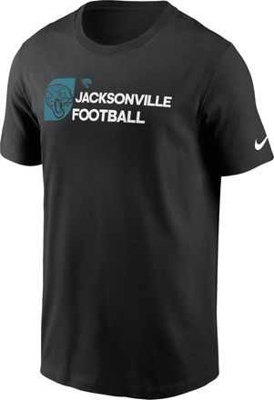 Nike Jacksonville Jaguars Team Outline Essential T-Shirt Nike Mens NFL T-Shirt in Black | N19900A9N-NM4