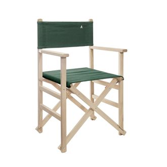 Scalpers Silla de madera de haya crudo verde oscuro 41x56x86 cm