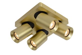 Lucide NIGEL Dimmable Stylish Decorative Indoor LED Ceiling Spotlight GU10 in Gold