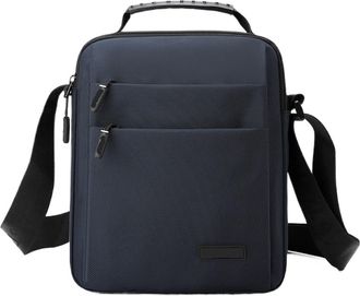 Generic Compatible For Mens Bag Totes Handbag Waterproof Oxford Men Messenger Bags Shoulder Male Casual Travel Crossbody(Deep blue)