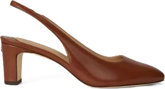 Ralph Lauren Pumps met Hak - Dames - Pumps - Bruin - 38 1/2 EU - Schoenen
