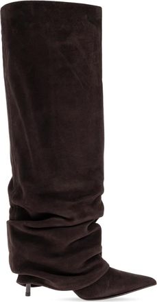 Le Silla Schoenen, Dames, Bruin, 39 1/2 EU, Suède, Hoge laarzen Andy