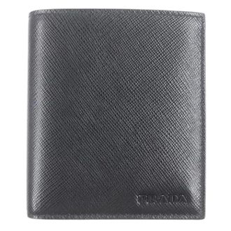 Prada Pre-owned 2Mo004 Porta Carte in Pelle Saffiano - - Pre-owned - Uomo - Nero - ONE SIZE