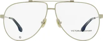 Victoria Beckham VB2137 Pilot Metal Eyeglasses - Silver