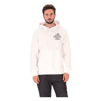 Diesel Hooded Sweatshirt - Heren - Sweatshirts & Hoodies - Wit - Maat: M Katoen