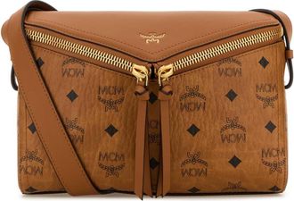 MCM Mcm Printed Canvas Small Diamant 3 D Crossbody Bag