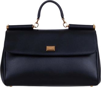 Dolce & Gabbana My Sicily Handbag - Dames - Handtassen - Zwart - ONE Size - Katoen - Tassen