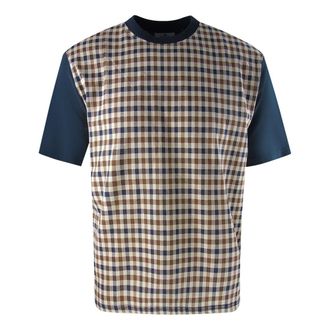Aquascutum Iconic Front Marineblauw T-shirt