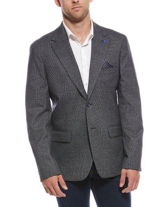 Report Collection Glen Woven Sport Coat