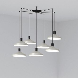 Netlighting Kombo Cluster Pendant Ceiling Light Grey E27