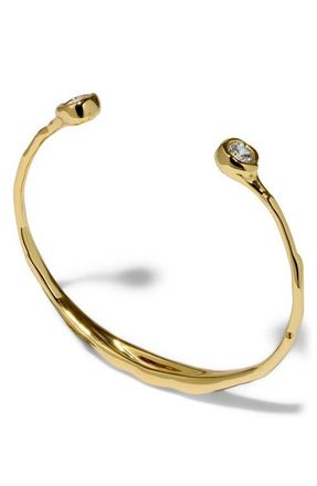 Alexis Bittar Asterales Skinny Cuff Bracelet in Gold Stones at Nordstrom