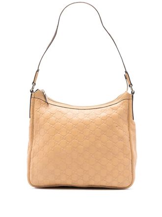 Gucci 2016-2025 Guccissima shoulder bag - women - Calf Leather - One Size - Brown