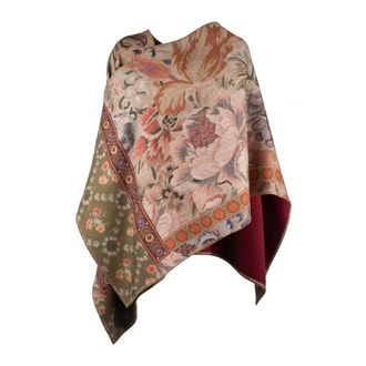 Pierre-Louis Mascia Tapestry Effect Wool Poncho