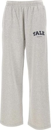 Sporty & Rich Yale Trainingsbroeken - Dames - Sweatpants - Grijs - XS - Katoen - Broeken