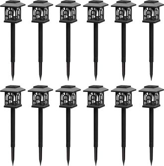 OEM 8/10/12 Luces Solares, Dise&ntilde;o De Casa, Filamento Led Blanco C&aacute;lido, Impermeables Ip65, Para Jard&iacute;n, Patio, Entrada De Veh&iacute;culos