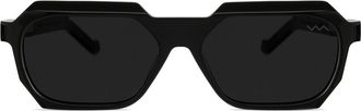 Vava WL0004 Black Matte Mens Sunglasses Size 56