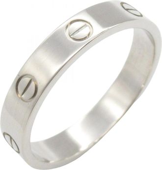Cartier White Gold White Gold (18K) Band Ring (Pre-Owned)