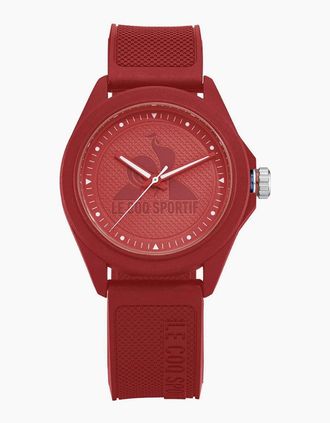 Le Coq Sportif Mens Red Quartz 36mm Digital Watch - Size: ONE size