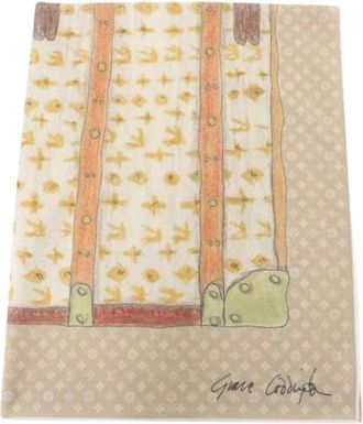 Louis Vuitton Pre-owned Scarves, female, Multicolor, Size: ONE SIZE Pre-owned Stole
