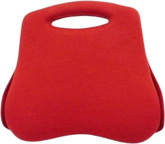 Chanel Pre-owned Handbags, female, Red, Size: ONE SIZE Pre-owned Vintage Canvas Handbag