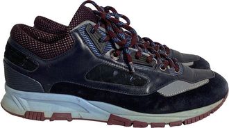 Lanvin Lanvin Mens Suede Runners Ds Sneaker (Authentic Pre-Loved)