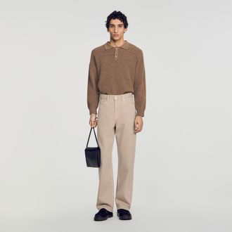 Sandro &Uuml;berf&auml;rbte Baggy-Jeans