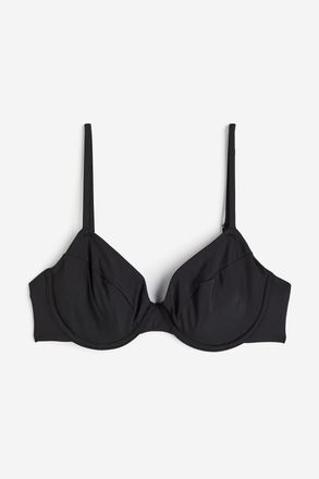 H&M Unwattiertes Bikinitop - Schwarz