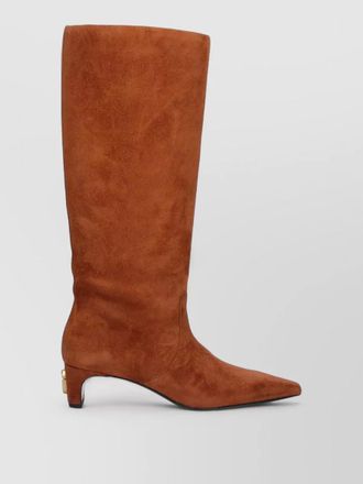 Marc Jacobs knee length pointed toe suede boots