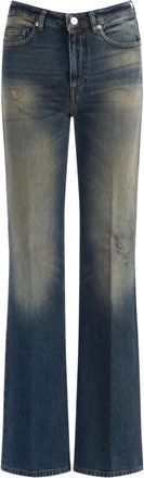 Nine In The Morning Franca Trumpet - Dames - Flared Jeans - Blauw - W27 - Katoen - Jeans