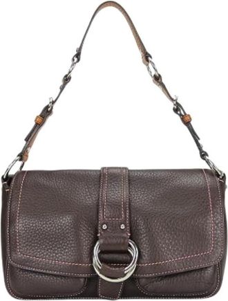 Coach Pre-owned Shoulder Bag - Dames - Vintage Schoudertas - Bruin - ONE Size - Leer - Vintage