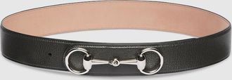 Gucci Horsebit 1955 Belt, Size Gucci 100, Grey, Leather