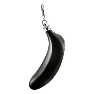 OEM Minibotellas De Acero De 148 Ml (5 Oz) - Tapa Negra Con Gancho