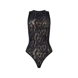 Wolford Infinite Rose Bodysuit - Dames - Bodies - Zwart - M - Wol - Tops