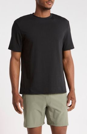 90 Degree by Reflex Crewneck Stretch Cotton T-Shirt in Black at Nordstrom Rack, Size Xx-Large