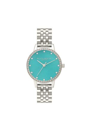 Olivia Burton Dameshorloge Kwarts Zilver
