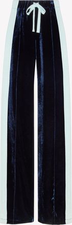 Serena Bute Velvet Jogger - Navy Blue