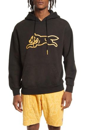 Icecream Icecream Strato Hoodie Mens Black Graphic Print Cotton Pullover POSH057